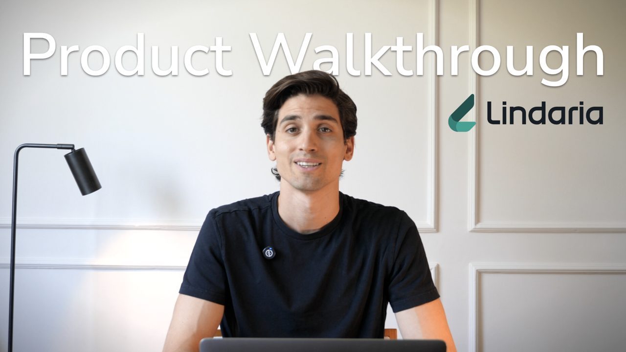 Lindaria founder explaining how the product works